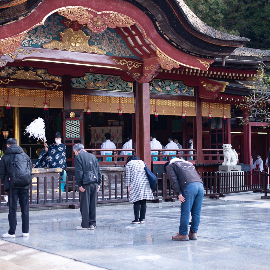 太宰府天満宮　朝拝