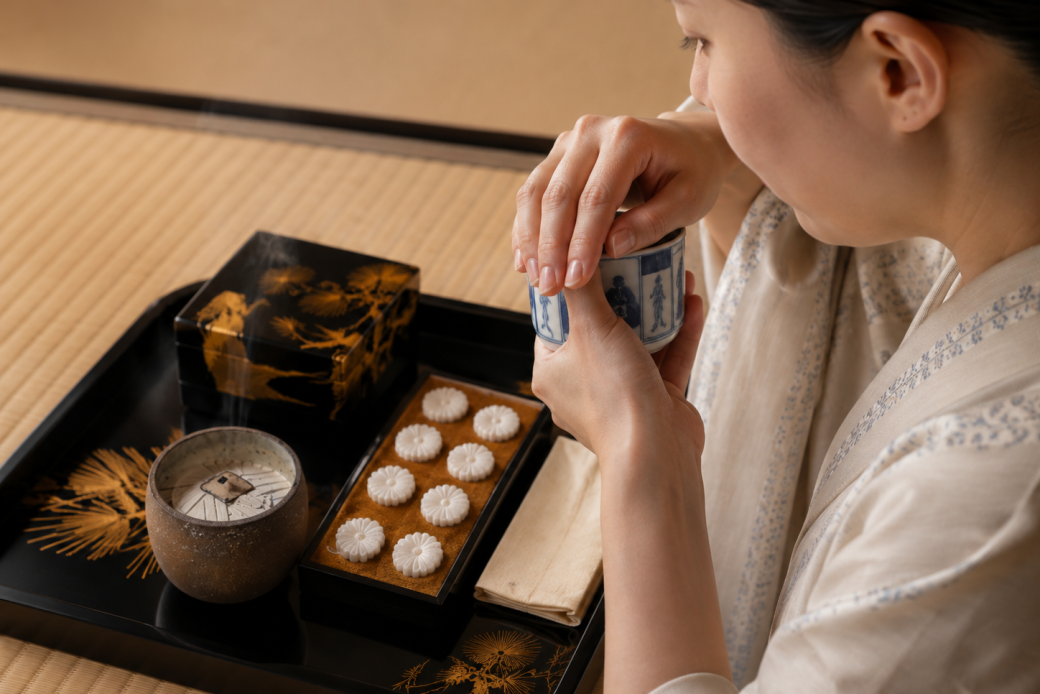 日本の美にふれる「香道三品大枝流の香道と花・茶の文化体験」 - 東山