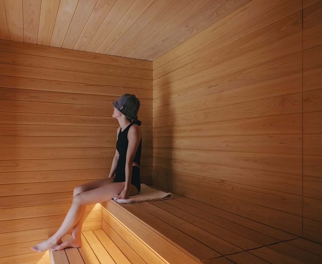 <Limited to one group per slot> Exclusive private 'warehouse sauna'.