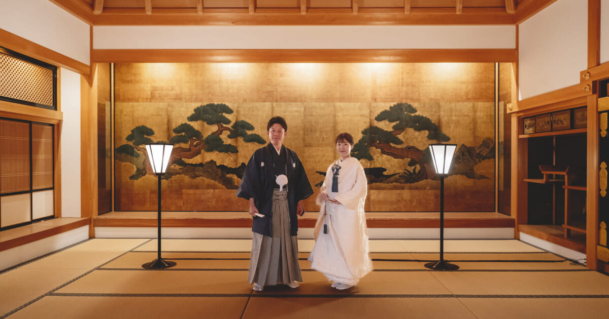 篠山城大書院で結婚式