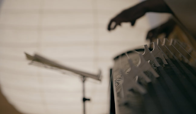 福山琴の生演奏